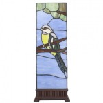 Lampa Tiffany Yellow Bird 18x18x48 cm, Clayre & Eef